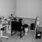 MESSY office, once we started working.