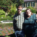 John & Rakel in front of a garden at the Owens-Thomas house in historic Savannah, GA John & Rakel in front of a garden at the Owens-Thomas house in historic Savannah, GA